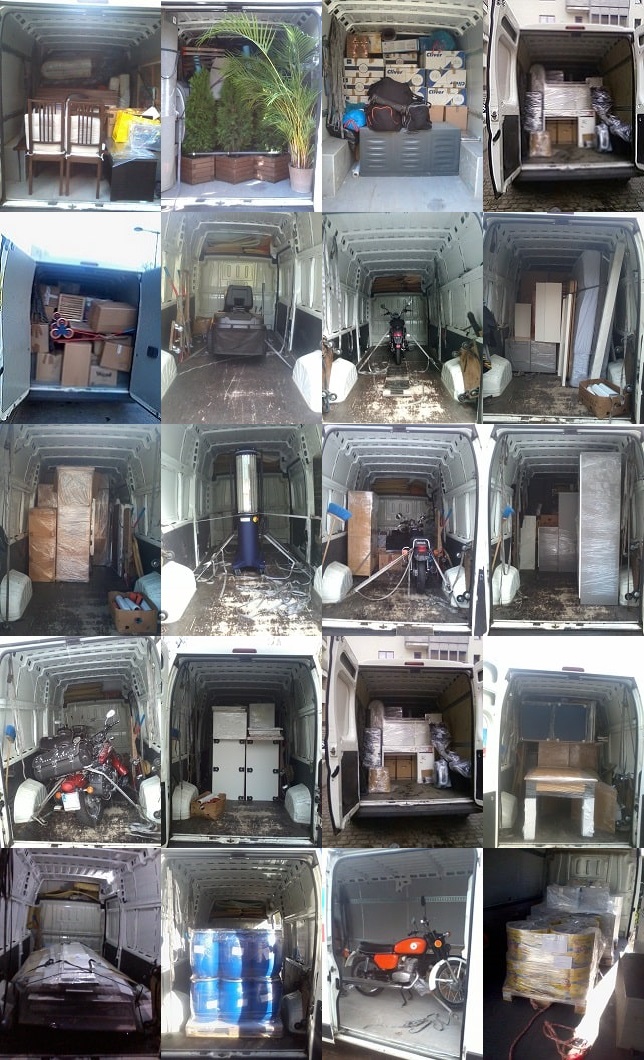 Transport mebli w Mińsku Mazowieckim - nasz samochód załadowany meblami